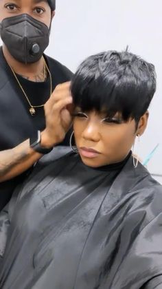 Short Hair Styles2023, Relaxed Short Pixie Haircut Black Women, African American Pixie Hairstyles, Pixie Cut Weave Black Women, Toni Braxton Short Hair 90s Pixie Cuts, Short Pixie Quick Weave Black Women, Shortcut Quickweave, Short Wigs For Black Women Pixie Cuts, Short Hairstyle Black Women Round Face