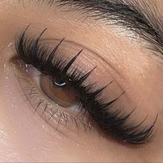 Volume Lash With Spikes, Eyelashes With Spikes, Cat Eye Spike Lash Extensions, Cat Eye Lash Extensions With Spikes, Eyelash Extensions With Spikes, Volume Lashes With Spikes, Wispy Lashes With Spikes, Cat Eye With Spikes Lashes, Spikey Lash Extensions