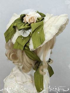 Add a touch of whimsical charm to your outfit with our delightful straw bonnet. Available in a range of colors including blue, green, beige, and pink, each bonnet features delicate flower details that capture the essence of cottagecore style. This versatile accessory is perfect for completing a sweet and romantic look.   Please note that the product includes only the straw bonnet. Objects Reference, Straw Bonnet, Flowers Cottagecore, Steampunk Fashion Female, Steampunk Fashion Male, Headpiece Accessories, Beige And Pink, Gothic Skirts, Cottagecore Style