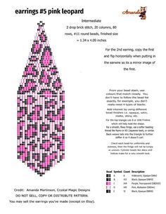 an advertisement for a pink leopard print on the side of a white background with text