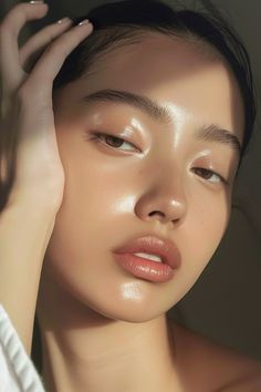 Clear Forehead Skin, Brown Clear Skin Aesthetic, Natural Pretty Girl Aesthetic, Natural Korean Makeup, Aesthetic Face Mask, Eyebrow Images, Dermatologist Recommended Sunscreen, Oil Free Sunscreen, Face Mask Korean