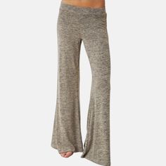 This Pant In Its Dreamy Coconut Heather Ivory Colorway Plays Well With Your New Favorite Sweatshirt Or Tee. Featuring Ultra-Soft Fabrication, Flare Legs , Wide Stretchy Waistband With Elastic Band . This Sweatpant Is A Very Comfortable Fit & Flare Fit . But Seriously, Do Yourself A Favor And Just Wrap Yourself Up In These Sweats. Imported 70% Modal 26% Cotton 4% Spandex Machine Wash Cold Model Is 5ft 9in; Bust: 31", Waist: 24", Hips: 34" New Without Tags In Excellent Condition Versatile Full Length Beige Bottoms, Versatile Full-length Beige Pants, Casual Beige Yoga Pants For Loungewear, Versatile Beige Long Pants, Khaki Wide-leg Loungewear Pants, Fitted Taupe Bottoms For Loungewear, Khaki Wide-leg Loungewear Bottoms, Fitted Beige Casual Yoga Pants, Fitted Casual Beige Yoga Pants