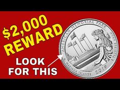 the $ 2, 000 reward for this silver coin is shown in front of a red background