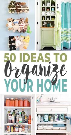 the top ten things to organize in your home