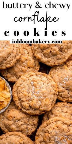 buttery and chewy cornflake cookies are the perfect treat for breakfast or dessert