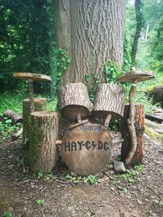 Woodland Playground Drumkit Backyard Inspiration Ideas Woodland Playground, Natural Outdoor Playground, Kids Outdoor Playground, Toddler Outdoor, Natural Play, Play Garden, Prairie Garden, Outdoor Play Areas, Diy Playground