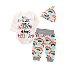 Baby Boy – Infant Route Newborn Baby Clothes Set, Rainbow Pants, Rainbow Outfit, Girl Rainbow, Boys Romper, Baby Set, Rainbow Print, Baby Cardigan