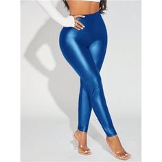 -Item Id 26946542 -Style: Party -Color: Blue -Pattern Type: Plain -Length: Cropped -Temperature: Spring/Fall (18-25/63-77) -Coating: 100% Polyurethane -Material: Pu Leather -Care Instructions: Machine Wash, Do Not Dry Clean -Body: Unlined **Open To Offers!!!** **Bundle To Save More** **30% Off Bundles Of 2 Or More Items!!** ***Orders Go Out Within 5-10 Business Days!! Thank You For Your Patience!! Multiple Sizes And Colors Available In Most Styles Don't See Your Size Or Color Listed, Just Ask. Solid Tight Party Pants, Casual Summer Party Leggings, Casual Party Leggings For Summer, High Waist Leggings For Summer Parties, Trendy High Waist Leggings For Party, Chic Blue Party Pants, Solid Tight Party Bottoms, Tight Party Bottoms, Summer Tight Blue Bottoms