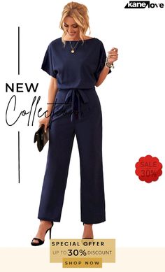 Chic Blue Oh So Glam Belted Wide Leg Jumpsuit Chic Chic, Wide Leg Jumpsuit, Elevate Your Style, Your Style, Wide Leg, Jumpsuit, Free Shipping, Blue