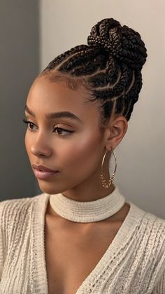 formal hairstyles to do with box braids Braid Styles For Wedding, Black Hairstyles Simple, Black Women Formal Hairstyles, Curly Hairstyles No Gel, Women Formal Hairstyles, Wedding Black Women, Hairstyles No Gel, Simple Curly Hairstyles