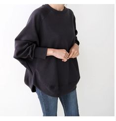 Sku CY-!124302 Material Polyester Fiber Style Loose Feature Solid Color Neckline Round Occasion Casual, Vintage Seasons Spring, Winter Type Sweatshirt Color White, Black Size S, M, L, XL Size Chart: Please consult the size chart we provide for this item's measurements to help you decide which size to buy. Please note: There may be 1-3cm differ due to manual measurement. CM Bust Shoulder Sleeve Waist Hip Thigh Length One size / / / / / / / S 104 / / / / / 66 M 108 / / / / / 67 L 112 / / / / / 68 Winter Raglan Sleeve Stretch Tops, Black Winter Tops For Everyday Wear, Winter Black Tops For Everyday, Black Drop Shoulder Top For Winter, Black Drop Shoulder Tops For Everyday, Black Everyday Winter Top, Black Drop Shoulder Tops For Fall, Black Raglan Sleeve Sweatshirt For Fall, Everyday Black Stretch Sweatshirt