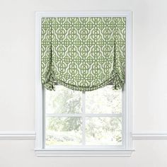 Tulip Roman Shade in Trellis Like It Is - Meadow – Loom Decor Shade Trellis, Brighten Room, Balloon Shades, Painted Brick Walls, White Washed Furniture, Fabric Roman Shades, Classic Window, Roman Shade, Diy Remodel