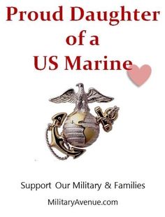 Marine Daughter, Marine Sister, Friend Support, Usmc Love, Military Brat, Marine Love