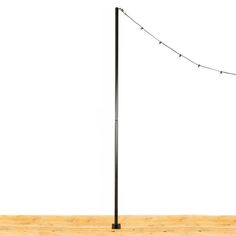 String Light Pole Stand with Mounting Plate Patio Lounge Furniture, Privacy Screening, Outdoor Plates, Hanging String Lights, Concrete Patios, Pole Stand, Lights Hanging, Modern Outdoor Lighting, Privacy Screen Outdoor