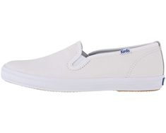 Keds Champion-Leather Slip-On | Zappos.com Classic Low-top Slip-ons With Slip-resistant, Casual Slip-on Sneakers With Leather Footbed, Classic Slip-on Sneakers For Spring, Classic Spring Slip-on Sneakers, Comfortable Synthetic Sneakers With Leather Footbed, Comfortable Sneakers With Leather Footbed, Classic Sneakers With Rubber Sole For Summer, Classic Rubber Sole Sneakers For Summer, Classic Slip-ons With Ortholite Insole For Everyday