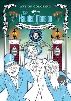 an image of the animated movie poster for disney's haunted mansion