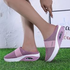 😍92.3% OF CUSTOMERS BUY 2 OR MORE FOR GIFTS TO FRIENDS OR FAMILY😍🔥Click On "ADD TO CART" To Get Yours Now!🔥🔆Note: We recommend you to choose the size according Shoes Length.✨LIGHT AND COMFORTABLE We intended to keep it soft with a unique platform and wedge design that will make you feel like you are walking on air. It will reduce foot pain the most when standing or walking for a long period of time. Light, aerobic, amphibious, room replacement deodorant.✨BOXED TOE AND STRETCH HOLLOW KNIT UP Foot Pain, Soft Air, On Air, Cushion Design, Buy Shoes, Work Shoes, Shoes Women, Flat Shoes, Walk On