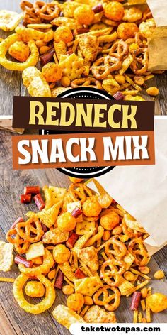 All your favorite snacks all mixed into one Redneck Snack Mix seasoned with BBQ Seasoning. Perfect for snacking with your friends or watching the big game! Superbowl, Superbowl snacks, superbowl party food ideas, superbowl party, superbowl food, superbowl party food. Recipes With Funyuns, Pub Mix Recipe Snacks, Bugle Snack Mix, Recipes With Bugles, Bbq Snacks Appetizers Parties, Pub Mix Recipe, Snack Mix With Bugles, Bugles Snack Mix Recipes, Bar Snacks Pub