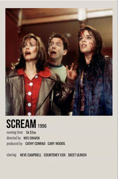 an advertisement for scream starring actors from the tv series