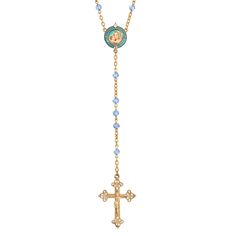 Glass Beaded Hand Enamel Mary And Child Decal Rosary Usa Symbols, Channel Jewelry, Symbols Of Faith, Faith Jewelry, 1928 Jewelry, Faith Gifts, Light Sapphire, Porcelain Roses, Wall Crosses