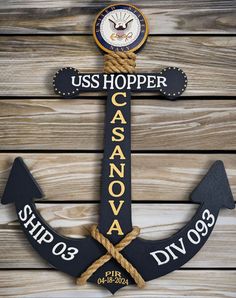 Official Crafter of the Navy: License number HOB-NTLPO-CAPAM01   Shipping and delivery notes: PLEASE CHECK OUT MY SHOP TO VIEW DIFFERENT DESIGNS.  If you are placing a last-minute order, please message me so I can make sure it arrives before you leave.    The day is finally here! You get to see your new sailor!! As a new Navy mom, myself I loved decorating the door for my son. As well as seeing all the other families decorate theirs. What a great tradition, and a great way to show how proud you are!  Hand painted a beautiful Navy Blue. You can choose to have all white, all gold, or a mixture of the two. This is (HTV) heat transfer vinyl, THESE ARE NOT STICKERS, they don't just peel off.  The anchor is also 100% customizable. You can remove everything and put whatever you would like on it. Navy Welcome Home Party, Navy Bootcamp, Navy Graduation, Navy Crafts, Navy Ball, Navy Home Decor, Navy Party, Welcome Home Parties, Today's The Day