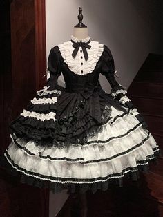 BulingMoon -Puppet's Solo 2.0 Version- Vintage Classic Lolita OP Dress