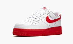 AIR FORCE 1 '07 CK7663 102 Nike Air Force 1 Low, Stadium Goods, Air Force 1 Low, Nike Cortez Sneaker, Red Shoes, Nike Air Force 1, Nike Air Force Sneaker, Air Force 1, Nike Air Force