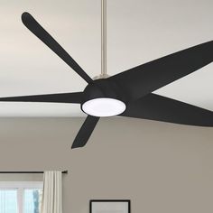 Ellipse LED 60 Ceiling Fan - Bees Lighting Led Light Remote, 60 Inch Ceiling Fans, Large Ceiling Fans, Potential Energy, Minka Aire, Light Pole, Dimmable Led Lights, Fan With Light, Bath Light