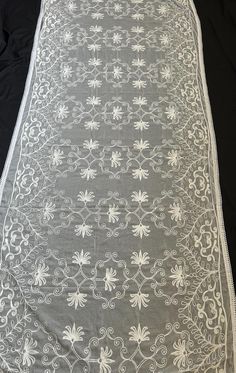 Beautiful soft white chiffon Chikankari Karachi dupatta with lace border design  to match your ethnic wear kurtas, Chikankari kurtas. White Bohemian Embroidered Fabric For Eid, Unstitched White Embroidered Fabric, White Embroidered Saree With Embroidered Border, Cream Lace Work Dupatta For Eid, White Bollywood Embroidered Fabric With Embroidered Border, Bohemian White Shawl For Festive Season, Bollywood White Fabric With Embroidered Border, White Bollywood Fabric With Embroidered Border, White Bohemian Shawl For Festive Season