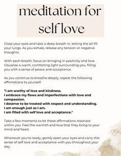 Meditation Self Love, Self Healing Meditation, Meditation For Self Love, Healing Meditation Guided, Yoga For Healing, Meditation Guided Script, Heart Chakra Meditation Script, Guided Meditation Scripts Mindfulness