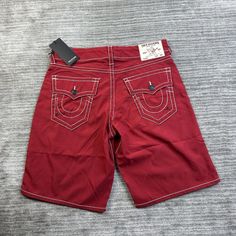 True Religion Board Shorts Mens 30 New With Tags Red Bottoms With Built-in Shorts For Streetwear, Red Streetwear Shorts, Red Short Bottoms For Streetwear, Red Short Length Bottoms For Streetwear, Red Streetwear Bottoms With Built-in Shorts, University Red Casual Bottoms For Streetwear, Casual University Red Bottoms For Streetwear, Casual University Red Bottoms With Pockets, Casual Bottoms With Pockets In University Red