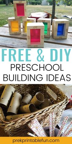 free and diy preschool building ideas