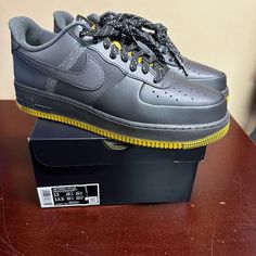 Nike Mens Black Air Force 1 '07 Lv8 Fb8877-200 Lace Up Sneaker Shoes Size Us 12 Brand: Nike Department: Men Size: 12 Color: Black Type: Athletic Style: Sneaker Style Code: Fb8877-200 Pattern: Solid Theme: Sports Shoe Shaft Style: Low Top Closure: Lace Up Features: Comfort, Adjustable Occasion: Activewear Seasons: All Season Condition: New With Box I Offer Discounts For All Return Customers. - Jvs Nike Air Force 1 Fade-resistant For Sports, Nike Air Force 1 With Laces For Streetwear, Nike Air Force 1 Skateboarding Shoes With Round Toe, Nike Air Force 1 For Skateboarding With Branded Insole, Nike Air Force 1 Low-top Synthetic For Streetwear, Nike Air Force 1 Leather Sports Sneakers, Nike Air Force 1 Fade-resistant Lace-up Shoes, Nike Air Force 1 Fade-resistant Round Toe, Nike Air Force 1 Fade-resistant