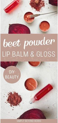 Create your own Beet Powder Lip Balm, featured in our DIY beauty & homemade beauty products collection. This beetroot-based lip balm is perfect for adding a natural tint to your daily beauty regimen. Easy to make and delightful to use, it's a must-try for natural beauty enthusiasts. Find more DIY natural makeup recipes and homemade makeup ideas at simplybeyondherbs.com. Lip Stain Diy, Beetroot Lip Balm, Natural Makeup Recipes, Lip Balm Diy, Diy Natural Makeup, Beet Powder, Lip Balm Tin