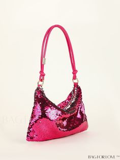 BagForLove - Stylish Sequin Zip Hobo Bag for Chic Home and Office DÃ©cor Product Description Color Hot Pink Details Contrast Sequin Magnetic No Strap Type Adjustable Bag Size Medium Style Glamorous Pattern Type Plain Closure Type Zipper Type Hobo Bag Material Fabric Composition 100% Polyester Size Chart INCH CM Bag Height Bag Length Bag Width Handle Height 7.5 inch 10.6 inch 0.4 inch 7.1 inch Bag Height Bag Length Bag Width Handle Height 19 cm 27 cm 1 cm 18 cm Details Pictures Similar Products h Party Satchel Shoulder Bag With Single Handle, Party Shoulder Bag Satchel With Single Handle, Trendy Hobo Bag With Adjustable Strap For Party, Trendy Double Handle Party Shoulder Bag, Trendy Single Handle Shoulder Bag For Party, Party Crossbody Bag With Single Handle, Trendy Hobo Shoulder Bag For Party, Single Handle Crossbody Bag For Party, Trendy Hobo Bag For Party