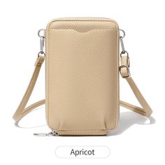 Color: Apricot Leather Crossbody Bags, Minimalist Women, Fashion Decoration, Coin Wallet, Wallet Organization, Phone Bag, Kids Bags, Synthetic Leather, Women Style