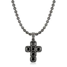 [Diamond Engagement Rings, Diamond Stud Earrings, and Gold Jewelry Online]-Angelucci Jewelry Black Cross Necklace, Ocean Necklace, Golden Necklace, Black Cross, Jewelry Fashion Trends, Online Jewelry Store, Link Necklace, Tag Necklace, Jewelry Trends