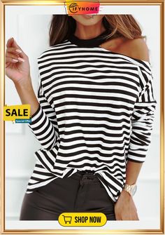 Plus Size Long Sleeve Striped T-shirt Striped Long Sleeve Stretch T-shirt, Black Casual Long Sleeve Top For Summer, Casual Black Long Sleeve Top For Summer, Striped Graphic Print Tops For Spring, Stretch Striped Long Sleeve T-shirt, Striped Tops With Graphic Print For Fall, Casual Long Sleeve Top With Graphic Print For Spring, Trendy Striped Top With Graphic Print, Long Sleeve Cotton Tops