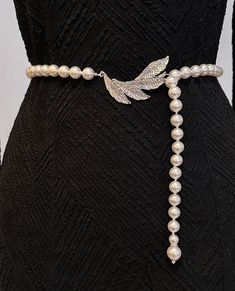 Pearl Belt Diy, Pearl Rhinestone Necklace For Party, Party Pearl Rhinestone Necklace, Elegant Embellished Rhinestone Necklace For Party, Elegant Embellished Crystal Rhinestone Necklace, Elegant Crystal Embellished Rhinestone Necklace, Elegant Embellished Rhinestone Necklace For Wedding, Elegant Silver Embellished Rhinestone Necklace, Elegant Beaded Rhinestone Necklace For Evening