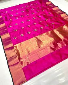 .handloom original chanderi silk saree with blouse saree👆👆              Zari border all over   Buta mina  chanderi saree👆👆 fabric   silk by pattu Chanderi saree 👆👆 Chanderi Saree, Chanderi Silk Saree, Blouse Saree, Silk Saree With Blouse, Pattu Saree, Fabric Silk, Saree With Blouse, Saree Blouse, Silk Saree