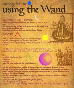 Witchcraft Symbols, Magical Wand, Witch Wand, Spells For Beginners, Wiccan Magic, Witch Tips, Grimoire Book, Magic Spell Book, Witch Diy