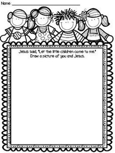 The Jesus loves the little children craft is a fun activity for reinforcing your Bible story teaching. The kids can draw a picture of themselves with Jesus. Also comes with a coloring page. Clip art credit- Melonheadz, Creative Clips Jesus Blesses The Children Craft, Let The Little Children Come To Me Craft, Jesus Loves The Children Craft, Jesus And The Children Craft, Let The Children Come To Me Craft, Jesus Loves The Little Children Craft, Jesus Loves Me Craft Preschool, Jesus Preschool, Jesus And The Children