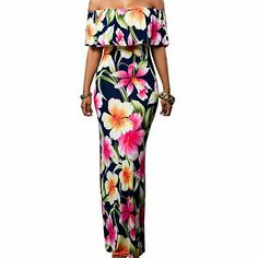 Gorgeous Dress For The Summer. Hibiscus Prints That Is Form Fitting. 5% Spandex ,15% Cotton , 80% Polyester. M: Bust: 33.1inch Waist: 26.8inch Hip: 34.6inch Length: 50.4inch L: Bust: 34.6inch Waist: 28.3inch Hip: 36.2inch Length: 51.2inch Sleeveless Hibiscus Print Maxi Dress For Spring, Spring Sleeveless Maxi Dress With Hibiscus Print, Fitted Hibiscus Print Maxi Dress For Summer, Fitted Maxi Dress With Hibiscus Print For Summer, Casual Hibiscus Print Maxi Dress, Tropical Hibiscus Print Maxi Dress For Spring, Hawaiian Floral Print Maxi Dress, Hawaiian Maxi Dress With Floral Print, Hawaiian Floral Maxi Dress