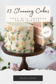 These fantastic and extravagant cakes will wow your guests at your next event! From elegant designs to fun and festive creations, we've got you covered. Boho Graduation Cake Ideas, Classic Cake Decorating, Cake Trends 2024, Melted Candle Cake, Ombre Wedding Cake Blue, Fancy Cake Ideas, Unique Cake Designs, Wave Cake, Impressive Dessert