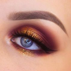 Eye Makeup Glitter, Makeup Cantik, Make Up Inspiration