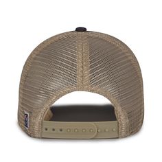 The Game® Soft Mesh Snapback Split Bar Cap This garment washed twill trucker style features the trademarked split bar design. The soft mesh and heavy wash will make this your favorite fitting trucker ever. Shape: Relaxed Unstructured. Visor: Precurved. Fabric: Garment Washed Twill & Khaki Soft Mesh. Size: Adjustable. One Size Fits Most (7-7 ¾).Closure: Plastic Snapback. Casual Mesh Trucker Hat For Baseball, Casual Trucker Hat With Mesh Back And Curved Bill, Casual Trucker Hat With Mesh Back For Baseball Season, Casual Trucker Hat With Mesh Back, Casual Mesh Back Baseball Cap, Casual Visor Hat With Mesh Back, Trucker Baseball Cap With Mesh Back For Outdoor, Outdoor Trucker Hat With Mesh Back, Casual Snapback Hat With Mesh Back Visor