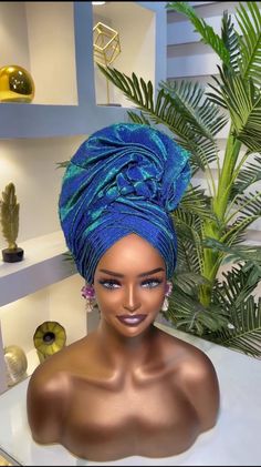 This headtie hat is beautifully handcrafted with gele fabric, is comfortable, lightweight and stress-FREE. NO TYING REQUIRED i.e makes gele tying as easy as ABC! I already did all the tying for you just rock and go. Its Ready to wear and complement many outfits. It gives NO Headaches or Migranes It is Aso Ebi compliant Its travel and storage friendly And it makes a very unique and presentable gift Features *Aso-oke *Well tailored and designed. *Easy to tie on and maintain. *Comes in different lo Turban Scarf, Head Tie, Headband Women, Aso Oke, Head Dress, Head Ties, Turban Headband, L Alphabet, Aso Ebi