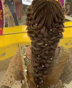 Modern Bridal Hairstyles, Easy Party Hairstyles, Long Bridal Hair, Beautiful Wedding Hair, Hairstyles Design, Bridal Hair Buns