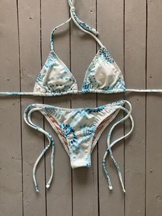 Enjoy days at the beach or pool in this adorable blue polka dot print triangle bikini top. This adjustable triangle bikini top is very versatile and can be worn in three different ways. Pair it up with our matching blue polka dot spaghetti tie bottom. Made with the finest quality of soft and stretchy Lycra to achieve the best fit. Order yours today. @jillesbikinis Summer Shopping List, Swimsuit Inspo, Triangle Swimsuit, Swimsuits Outfits, Triangl Swimwear, Cute Bathing Suits, Swim Suits, Cute Swimsuits, Summer Bikinis