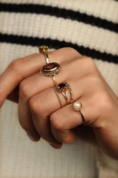 Funky Jewelry, Oval Stone, 가을 패션, Girly Jewelry, Dream Jewelry